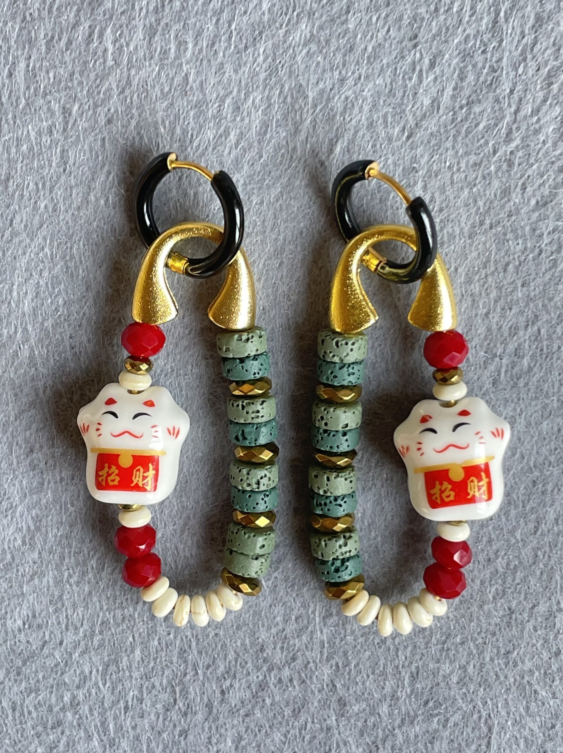 Fortune Cat. Green - 1